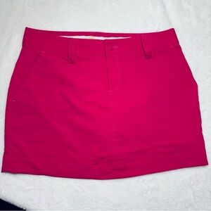 Under Armour Golf Skort Dark Pink Athletic Mini Skirt 8 Medium
